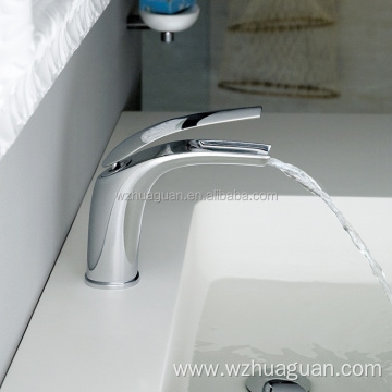 new design luxury suqare brass basin faucet